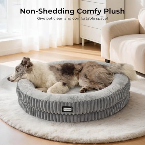 BALANCE Calming Donut Dog Bed, 36", Large