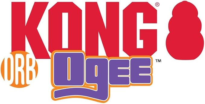 KONG Ogee Orb Dynamic Bounce Dog Toy for Fetch and Play, Floats (Medium)