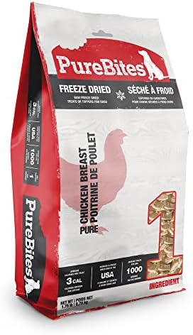 PureBites Chicken Single Ingredient Freeze Dried Dog Treats, 28 oz