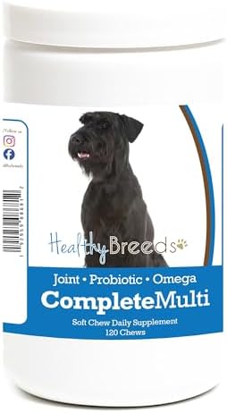 Healthy Breeds Giant Schnauzer All In One Multivitamin Soft Chew 120 Count