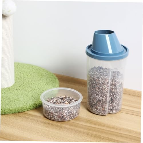 BESPORTBLE 6pcs Pet Food Storage Container Airtight Food Holder for Dogs Cats and Birds Bucket for Freshness and Easy Monitoring