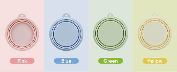 2-Pack Collapsible Dog Bowls for Large Breed, 22oz