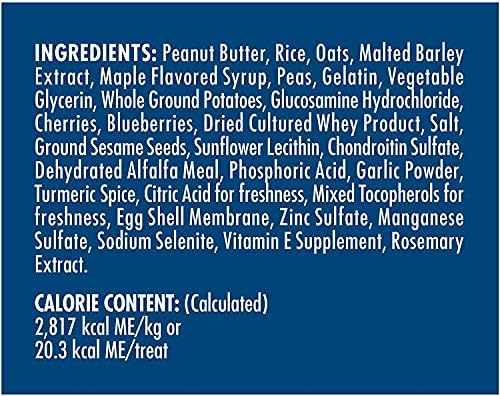 Zuke's Hip Action Hip & Joint Dog Treats Peanut Butter & Oats Recipe, 16 OZ