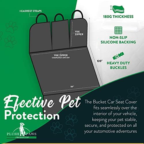 Plush Paws Convertible Cargo Liner - Regular Black, Diamond Stitching