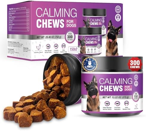 Calming Chews for Dogs 300, Melatonin