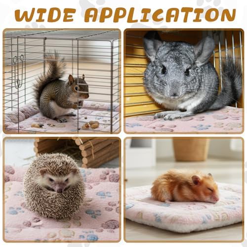 Tuanse 4 Pack Soft Pet Bed Mat Small Dog Crate Fleece