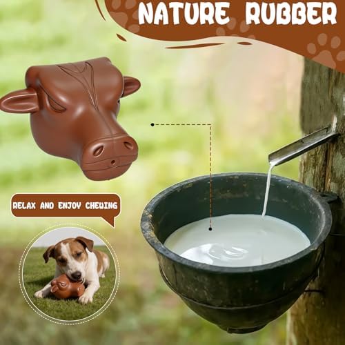 Tough Treat Dispensing Dog Toys for Aggressive Chewers | Natural Rubber, Treat Dispensing, Medium Large Dogs, Interactive Slow Feeder Puzzle, Dishwasher Safe