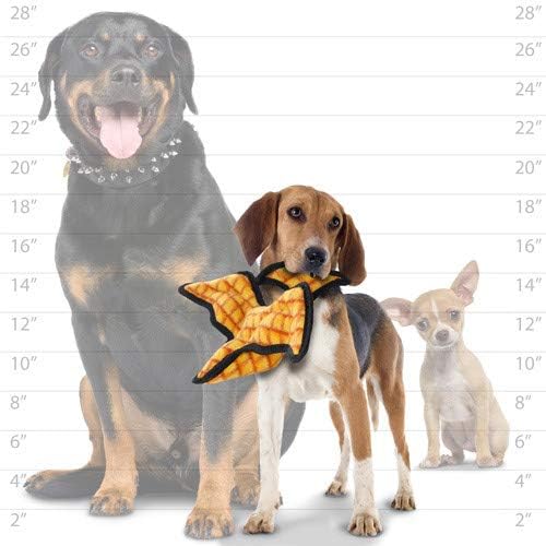TUFFY® 2 Pack Pterodactyl and Warthog Ultra Durable Plush Dog Toys | Multiple Layers & Reinforced Seams, Washable and Floats, Original Construction