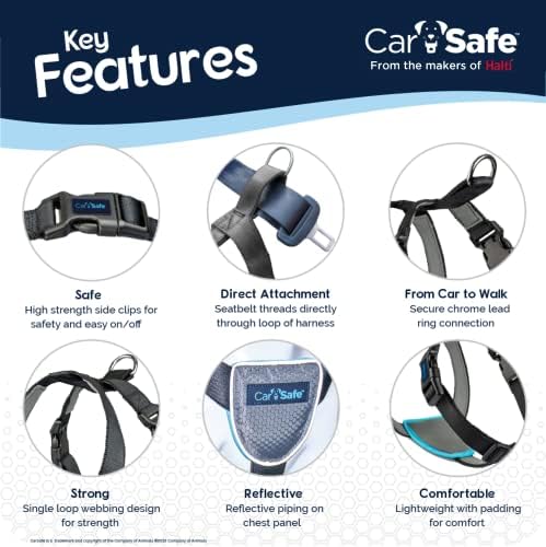CarSafe Dog Travel Car Harness, Size S