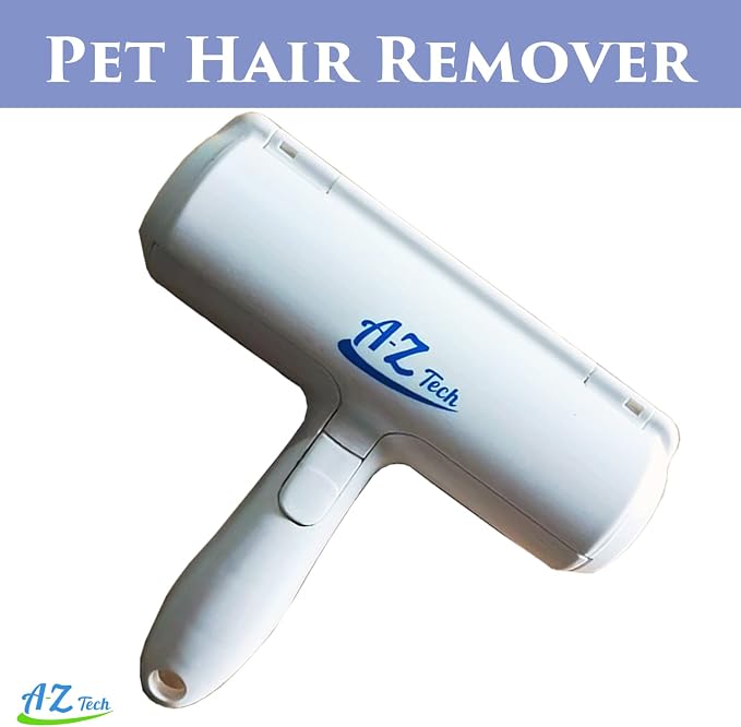 Comfortable Handle Reusable Pet Hair Remover | Cat & Dog Instant Hair Remover for Bedding, Carpet & Furniture | Suitable for Every Material | Hair-Free Home Guaranteed | Cost Effective Product.