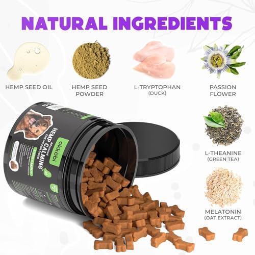 Hemp Calming Chews for Dogs 150 pcs, Melatonin, 150-Pack
