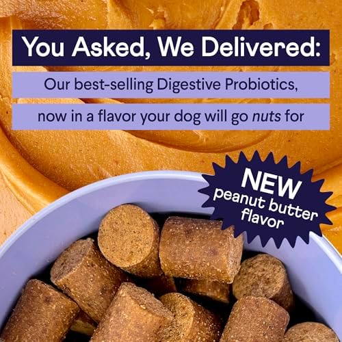 Finn Digestive Probiotics for Dogs - Pumpkin & Prebiotics - Peanut Butter