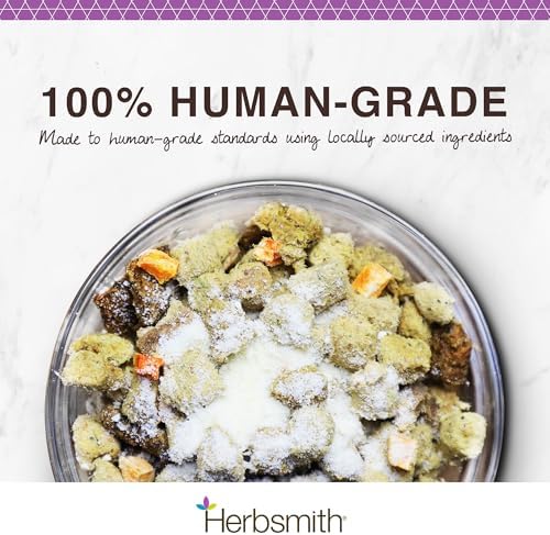 Herbsmith Sassy Cat Kibble Seasoning – Freeze Dried Gruyere – Gourmet Food Topper for Picky Eaters – 100% Human-Grade Cheese for Cats - 3.5 oz