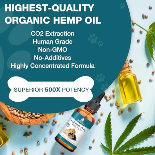 Pet Неmр Oil for Dogs and Cats 2 Packs