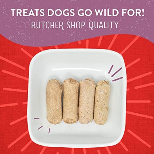 Stella & Chewy's Freeze-Dried Raw Wild Weenies Dog Treats - High-Protein Training Treats for Dogs & Puppies - All-Natural Game Bird Recipe with 97% Turkey, Duck & Quail - USA Made - 3.25 oz Bag