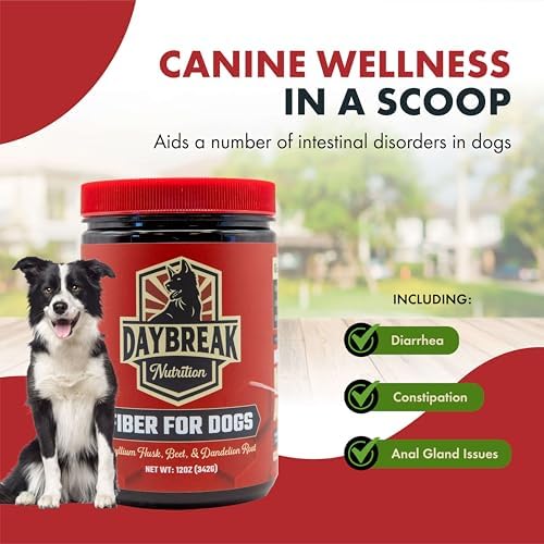 Daybreak Nutrition Fiber for Dogs Psyllium Husk Powder