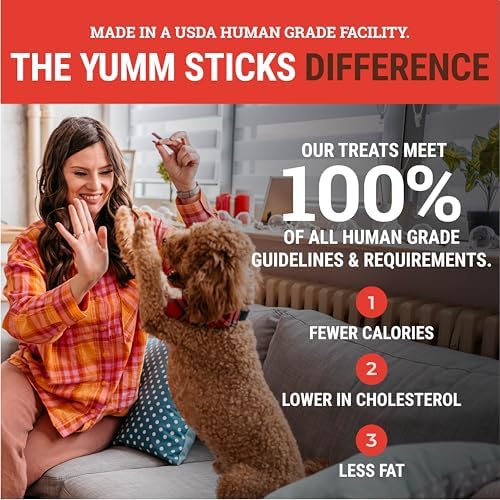 Etta Says! Yumm Sticks Beef Jerky Dog Treats - 12ct