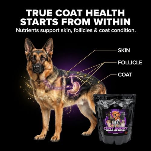 CPN Coat Boost Dog Skin & Coat Supplement Omega 3 Green Lipped Mussel, 5lbs