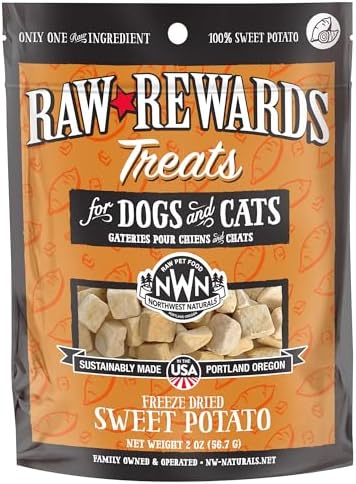 Northwest Naturals Raw Rewards Freeze-Dried Sweet Potato Treats - 2oz
