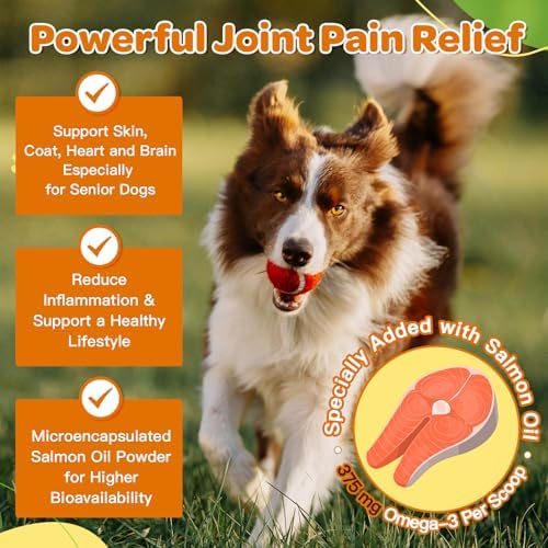 NATURE TARGET Glucosamine for Dogs Powder, Dog Vitamins Powder