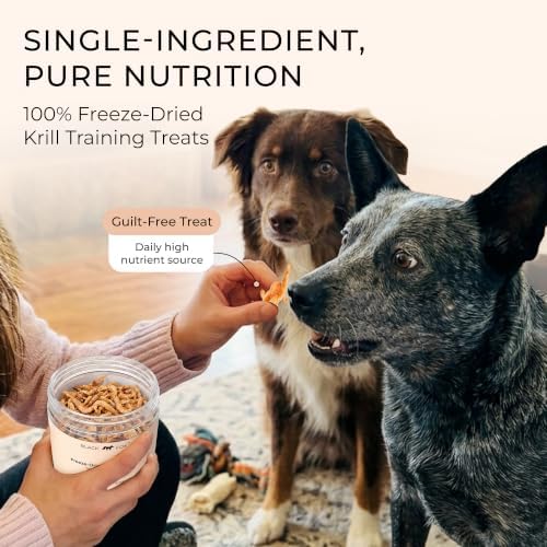 BLACK FOX Freeze-Dried Antarctic Krill Treats for Dogs & Cats - 1.5oz