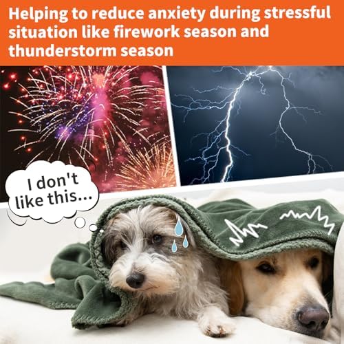 Nanaki Dog Calming Hoodie Ear Wraps for Dogs, Fireworks Ear Protection | Head Muffs Doggy Warp Anxiety Relief, Dog Hematoma Wrap, Pet Head Cover for Grooming and Force Drying Bathing Pet Protector