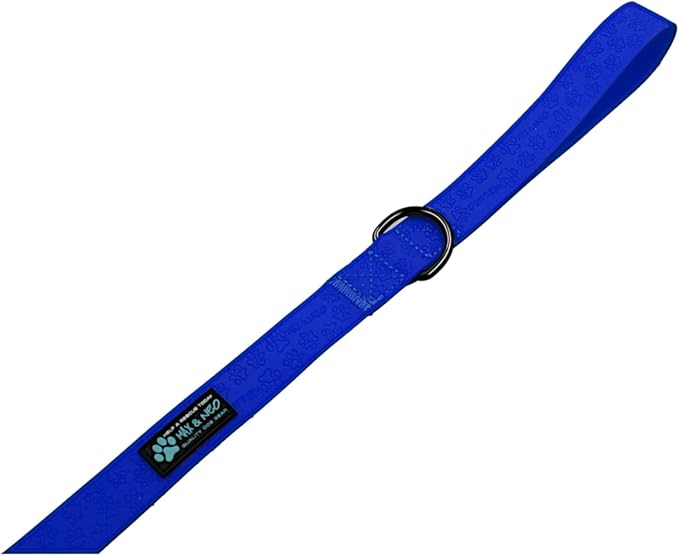Max and Neo Waterproof Dog Leash - We Donate a Leash to a Dog Rescue for Every Leash Sold (Blue) 6 FT X 1" Wide