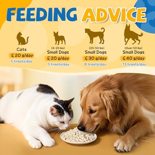 gazeupon Freeze Dried Chicken Dog & Cat Treats, Single Ingredient