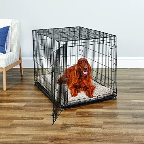 New World by Midwest 42-Inch Single Door Crate, for Large Breeds, 71-90 lbs