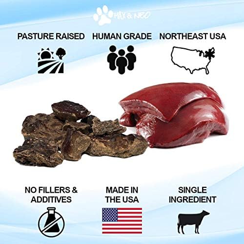 Max and Neo Freeze-Dried Beef Liver Dog Treats - Single Ingredient