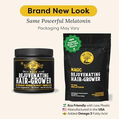 Doc Itchy Rejuvenating Hair-Grower: Melatonin for Dog's Hair Growth