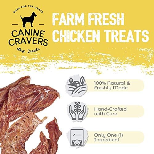 Canine Cravers Single Ingredient Dog Treats - Variety 3 Pack