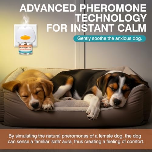Dog Calming Pheromones Diffuser to Calm Pet 5 In 1 Advanced Kit Appeasing Pheromone, 3-Pack, 5 In