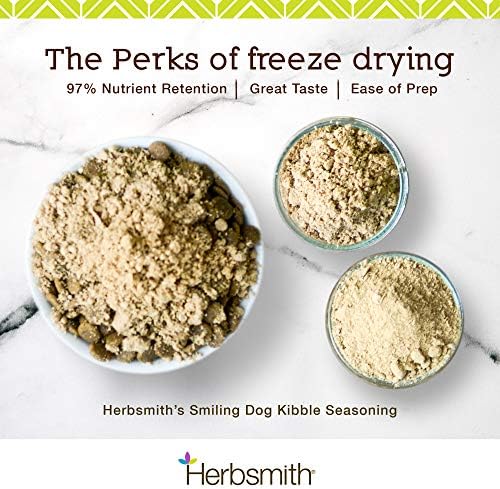 Herbsmith Bone Broth Kibble Seasoning - Freeze Dried Meat + Bone Broth Powder for Dogs - Chicken - 3.5 oz
