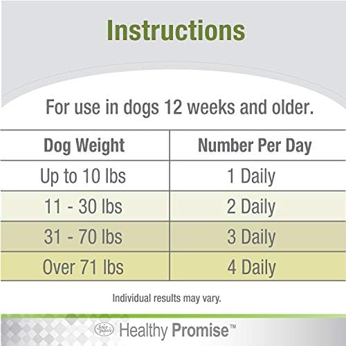 Four Paws Healthy Promise Pre & Probiotics for Dogs, 90 Count