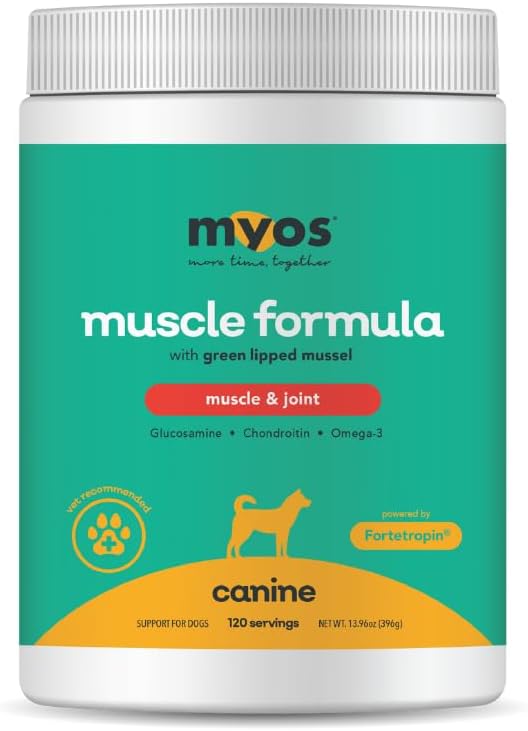 MYOS Muscle & Joint Dog Supplement - Hip & Joint Support Powder - 396g