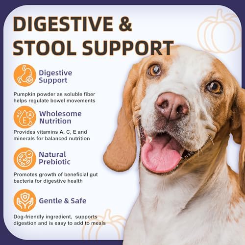 NATURE TARGET Probiotics for Dogs, 6 Billion CFU, Pumpkin, 120 Chews