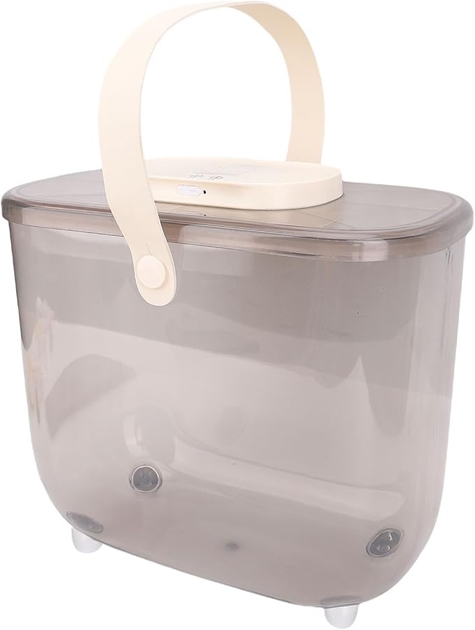 Vacuum Pet Food Storage Container, Airtight Dry Pet Food Bucket with Scoop, Vacuum Sealed Storage Bin for Dog Cat Food Container, Kitchen Pantry Organization