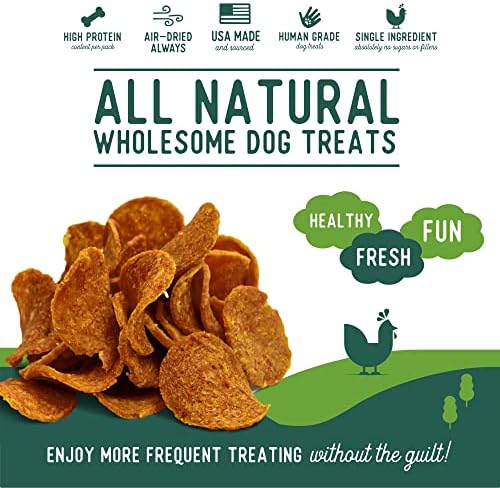 Beg & Barker Chicken Chips for Dogs - Single Ingredient, 8oz