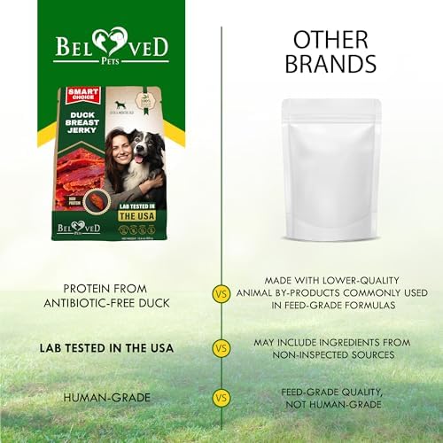 Beloved Pets Duck Jerky Breast Dog Treats - Human Grade, 10.6oz