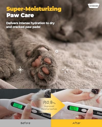 PETHROOM Roll-On Paw Balm for Dogs & Cats, Moisturizing Paw Protector