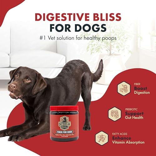 Daybreak Nutrition Fiber for Dogs Psyllium Husk Powder
