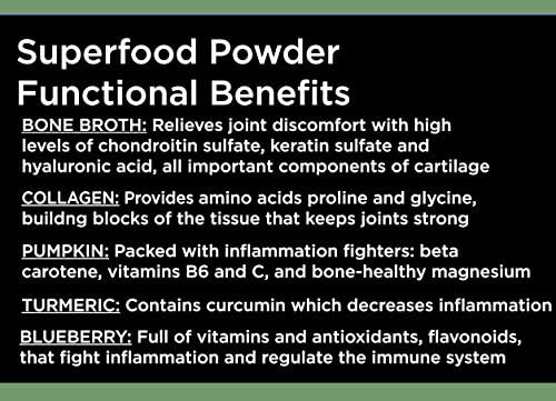 Nature's Diet Pet Original Bone Broth Protein Powder with Functional Benefits for Hip and Joint, Digestion, Skin and Coat (Hip & Joint, 6 oz : 60 Servings) (Pack of 2)
