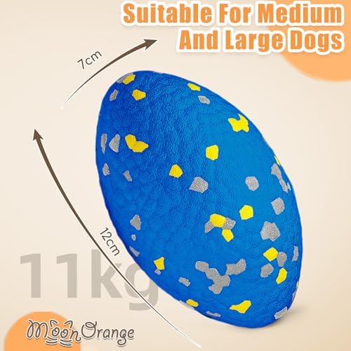 Moonorange Indestructible Rugby Ball, Floating, 4.72in, Blue