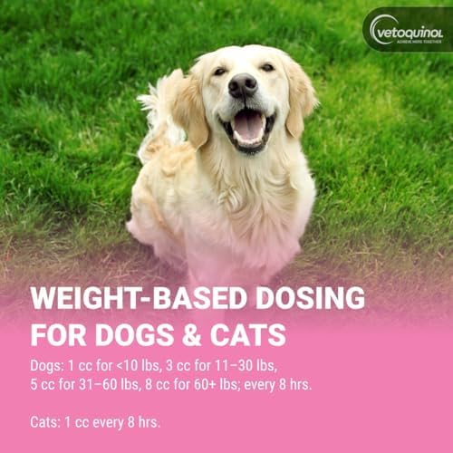 Vetoquinol Pro-Pectalin - Supports Digestive System & Stool Firmness for Dogs & Cats - Probiotic Supplement for Intestinal Support - for All Breeds 15cc