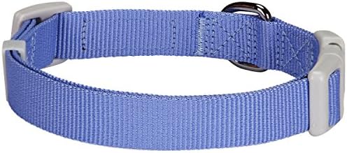 Blueberry Pet Unisex Polka Dots Chilling Summer Blue Cotton Blend Neckerchief Scarf Bandana Adjustable Dog Collar, Medium, Neck 14.5"-20"