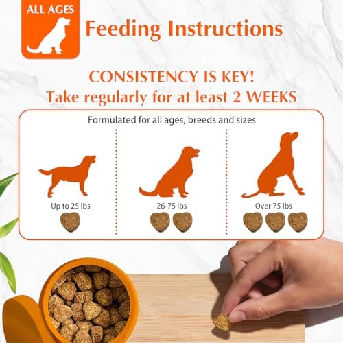 120 Dog Multivitamin Chews, Glucosamine Chondroitin Joint Support