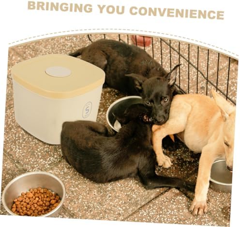 ERINGOGO Large Capacity Vacuum Sealed Pet Food Storage Container Airtight Food Organizer Plastic Bucket for Freshness and Easy Access Upgrade Version
