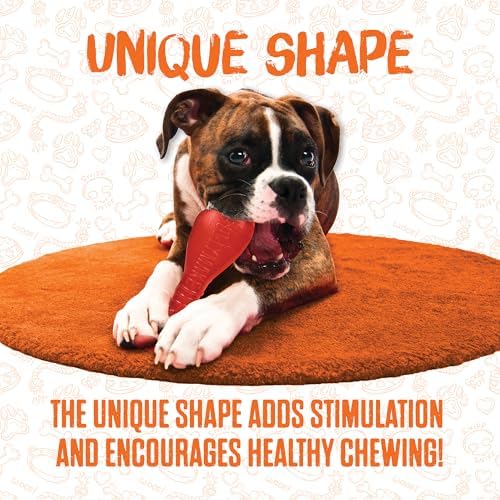 BULLYMAKE Tough Chew Horseshoe Dog Toy, Durable Nylon, Aggressive Chewers | Dog Chew Toy, Durable Nylon, Aggressive Chewers, Horseshoe Shape, Interactive Play, Power Chewers, Made in USA, Long Lasting