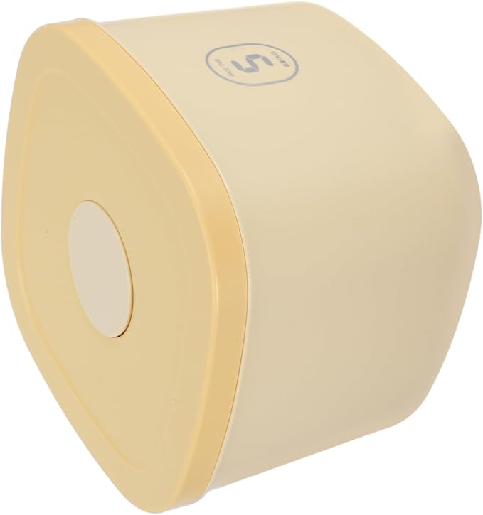 Toddmomy Small Pet Food Storage Container Airtight Cat Food Bin with Seal Lid Vacuum-sealed Dog Treat Container Yellow Small Capacity